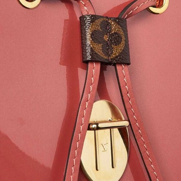 Louis Vuitton Monogram Coated Canvas and Rose Vernis Hot Springs Backpack Bag - Picture 8 of 12